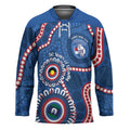 Western Bulldogs NAIDOC 2026 Personalised Hockey Jersey 50 Years of Deadly Aboriginal Art
