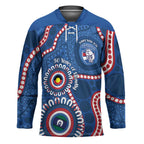 Western Bulldogs NAIDOC 2026 Personalised Hockey Jersey 50 Years of Deadly Aboriginal Art