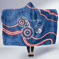 Western Bulldogs NAIDOC 2026 Personalised Hooded Blanket 50 Years of Deadly Aboriginal Art