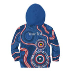 Western Bulldogs NAIDOC 2026 Personalised Kid Hoodie 50 Years of Deadly Aboriginal Art