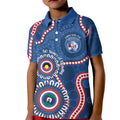 Western Bulldogs NAIDOC 2026 Personalised Kid Polo Shirt 50 Years of Deadly Aboriginal Art