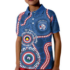 Western Bulldogs NAIDOC 2026 Personalised Kid Polo Shirt 50 Years of Deadly Aboriginal Art