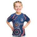 Western Bulldogs NAIDOC 2026 Personalised Kid T Shirt 50 Years of Deadly Aboriginal Art