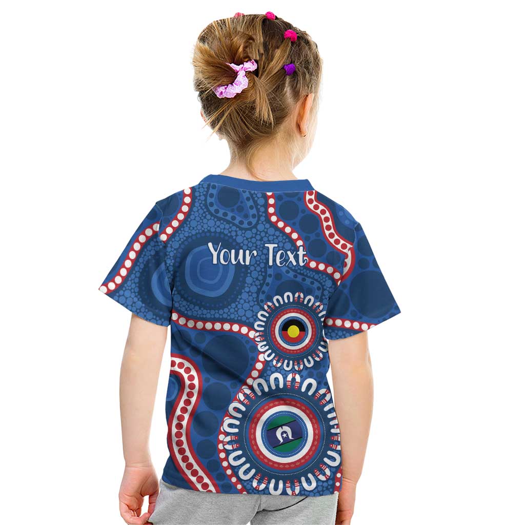 Western Bulldogs NAIDOC 2026 Personalised Kid T Shirt 50 Years of Deadly Aboriginal Art