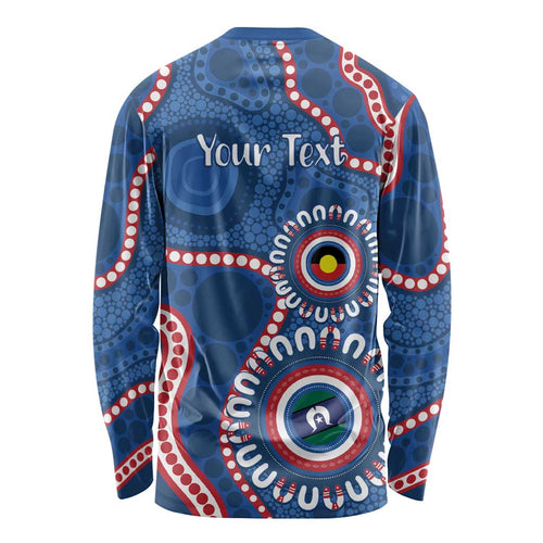 Western Bulldogs NAIDOC 2026 Personalised Long Sleeve Shirt 50 Years of Deadly Aboriginal Art