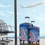 Western Bulldogs NAIDOC 2026 Personalised Luggage Cover 50 Years of Deadly Aboriginal Art