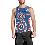 Western Bulldogs NAIDOC 2026 Personalised Men Tank Top 50 Years of Deadly Aboriginal Art