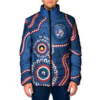 Western Bulldogs NAIDOC 2026 Personalised Padded Jacket 50 Years of Deadly Aboriginal Art