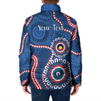 Western Bulldogs NAIDOC 2026 Personalised Padded Jacket 50 Years of Deadly Aboriginal Art