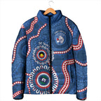 Western Bulldogs NAIDOC 2026 Personalised Padded Jacket 50 Years of Deadly Aboriginal Art