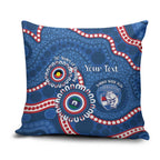Western Bulldogs NAIDOC 2026 Personalised Pillow Cover 50 Years of Deadly Aboriginal Art