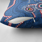 Western Bulldogs NAIDOC 2026 Personalised Pillow Cover 50 Years of Deadly Aboriginal Art
