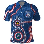 Western Bulldogs NAIDOC 2026 Personalised Polo Shirt 50 Years of Deadly Aboriginal Art