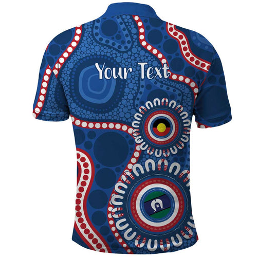 Western Bulldogs NAIDOC 2026 Personalised Polo Shirt 50 Years of Deadly Aboriginal Art