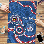Western Bulldogs NAIDOC 2026 Personalised Puzzle 50 Years of Deadly Aboriginal Art