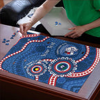 Western Bulldogs NAIDOC 2026 Personalised Puzzle 50 Years of Deadly Aboriginal Art