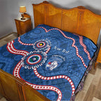 Western Bulldogs NAIDOC 2026 Personalised Quilt 50 Years of Deadly Aboriginal Art
