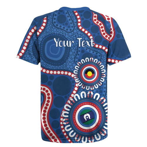 Western Bulldogs NAIDOC 2026 Personalised Rugby Jersey 50 Years of Deadly Aboriginal Art