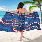 Western Bulldogs NAIDOC 2026 Personalised Sarong 50 Years of Deadly Aboriginal Art