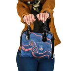 Western Bulldogs NAIDOC 2026 Personalised Shoulder Handbag 50 Years of Deadly Aboriginal Art