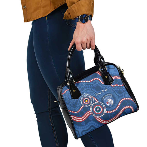Western Bulldogs NAIDOC 2026 Personalised Shoulder Handbag 50 Years of Deadly Aboriginal Art