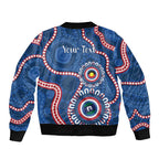 Western Bulldogs NAIDOC 2026 Personalised Sleeve Zip Bomber Jacket 50 Years of Deadly Aboriginal Art