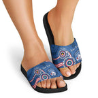 Western Bulldogs NAIDOC 2026 Personalised Slide Sandals 50 Years of Deadly Aboriginal Art