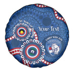 Western Bulldogs NAIDOC 2026 Personalised Spare Tire Cover 50 Years of Deadly Aboriginal Art