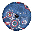 Western Bulldogs NAIDOC 2026 Personalised Spare Tire Cover 50 Years of Deadly Aboriginal Art