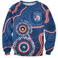 Western Bulldogs NAIDOC 2026 Personalised Sweatshirt 50 Years of Deadly Aboriginal Art