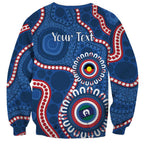 Western Bulldogs NAIDOC 2026 Personalised Sweatshirt 50 Years of Deadly Aboriginal Art