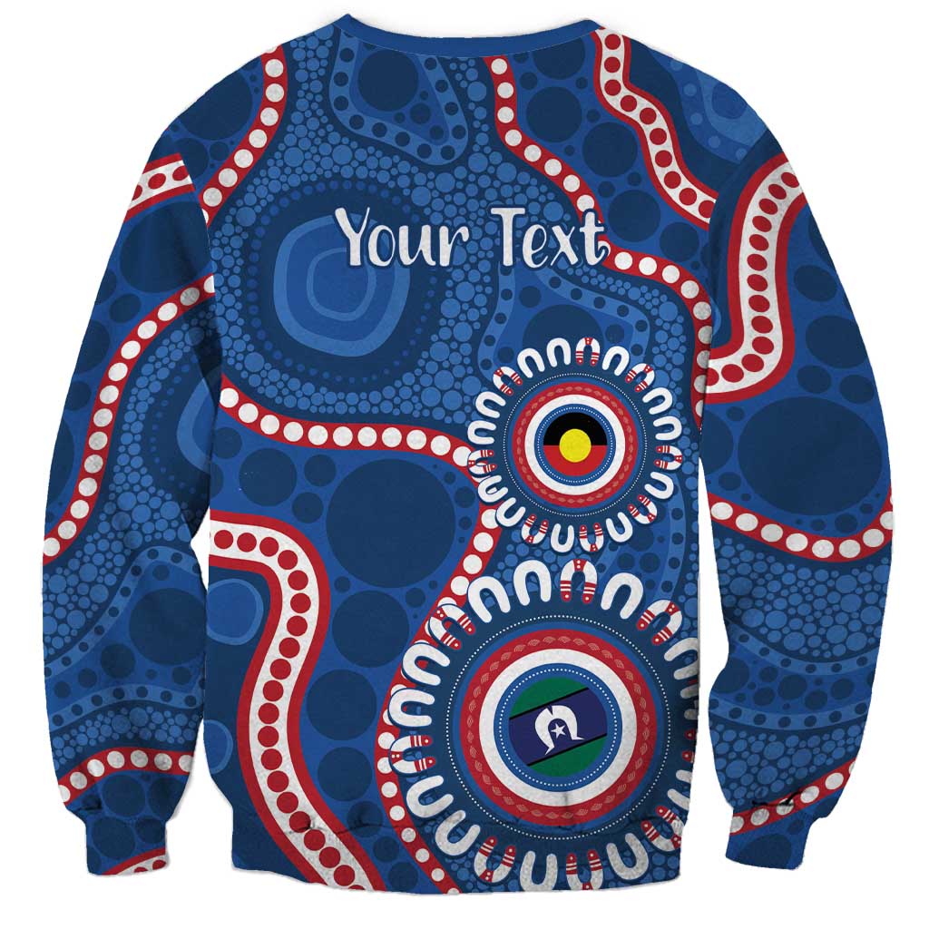 Western Bulldogs NAIDOC 2026 Personalised Sweatshirt 50 Years of Deadly Aboriginal Art