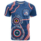 Western Bulldogs NAIDOC 2026 Personalised T Shirt 50 Years of Deadly Aboriginal Art