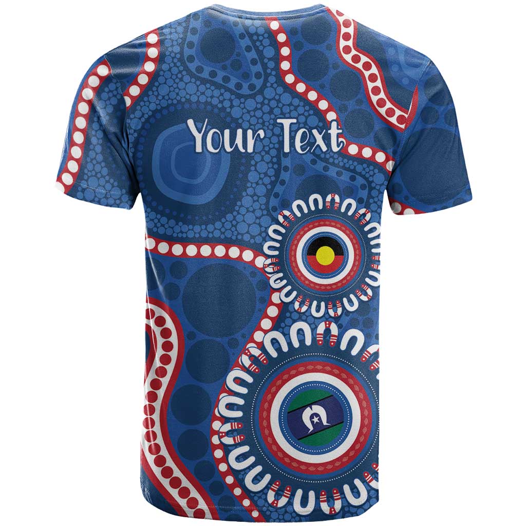 Western Bulldogs NAIDOC 2026 Personalised T Shirt 50 Years of Deadly Aboriginal Art