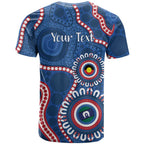 Western Bulldogs NAIDOC 2026 Personalised T Shirt 50 Years of Deadly Aboriginal Art