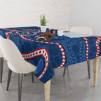 Western Bulldogs NAIDOC 2026 Personalised Tablecloth 50 Years of Deadly Aboriginal Art