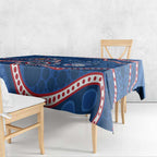 Western Bulldogs NAIDOC 2026 Personalised Tablecloth 50 Years of Deadly Aboriginal Art