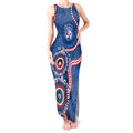 Western Bulldogs NAIDOC 2026 Personalised Tank Maxi Dress 50 Years of Deadly Aboriginal Art