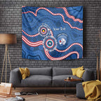 Western Bulldogs NAIDOC 2026 Personalised Tapestry 50 Years of Deadly Aboriginal Art