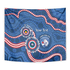 Western Bulldogs NAIDOC 2026 Personalised Tapestry 50 Years of Deadly Aboriginal Art