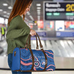 Western Bulldogs NAIDOC 2026 Personalised Travel Bag 50 Years of Deadly Aboriginal Art