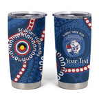 Western Bulldogs NAIDOC 2026 Personalised Tumbler Cup 50 Years of Deadly Aboriginal Art