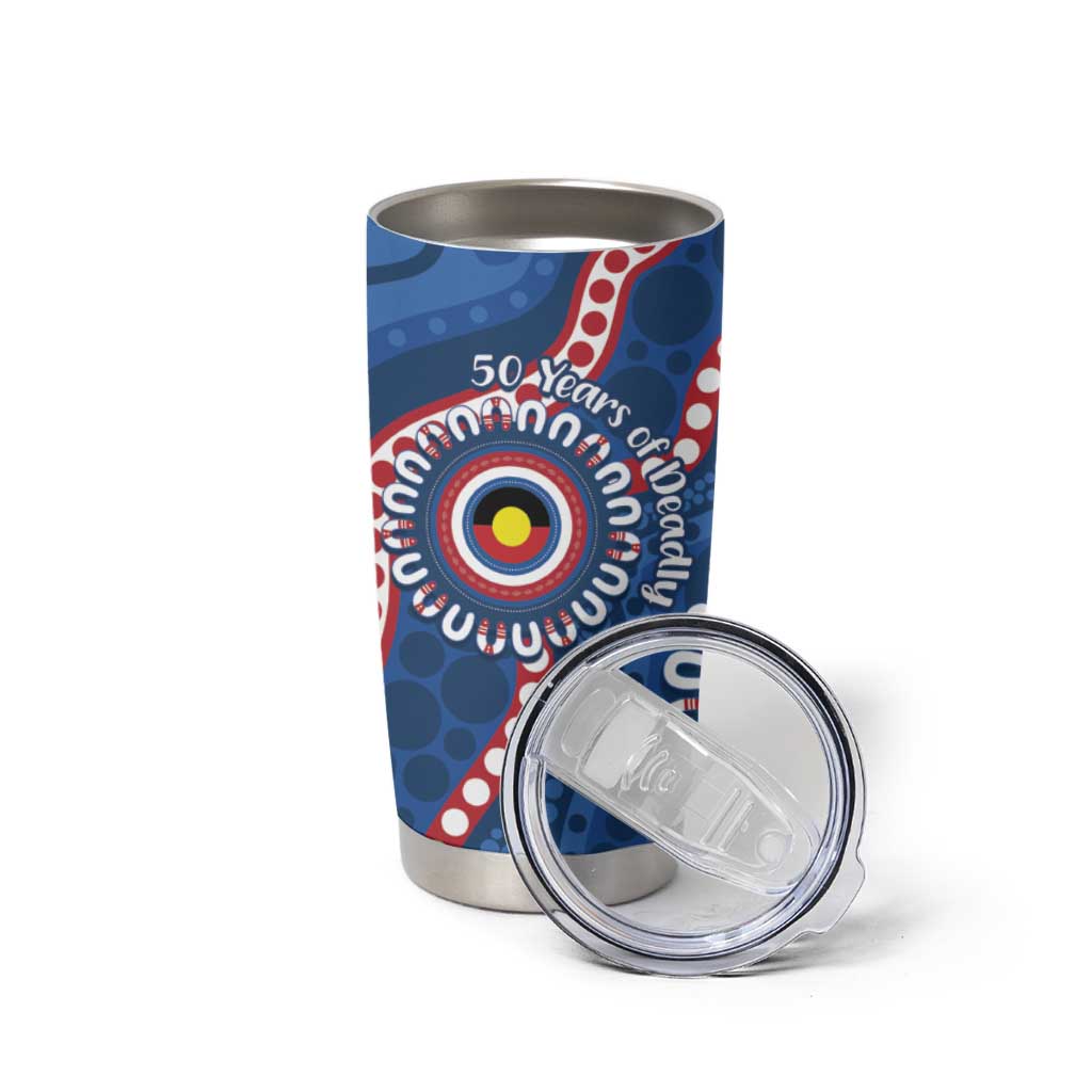 Western Bulldogs NAIDOC 2026 Personalised Tumbler Cup 50 Years of Deadly Aboriginal Art
