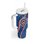 Western Bulldogs NAIDOC 2026 Personalised Tumbler With Handle 50 Years of Deadly Aboriginal Art
