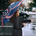 Western Bulldogs NAIDOC 2026 Personalised Umbrella 50 Years of Deadly Aboriginal Art