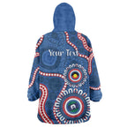 Western Bulldogs NAIDOC 2026 Personalised Wearable Blanket Hoodie 50 Years of Deadly Aboriginal Art