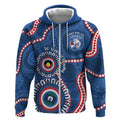 Western Bulldogs NAIDOC 2026 Personalised Zip Hoodie 50 Years of Deadly Aboriginal Art