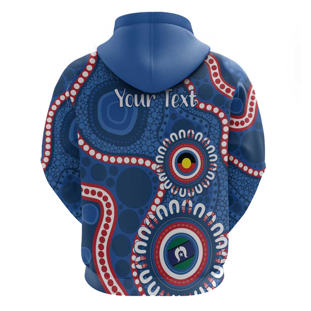 Western Bulldogs NAIDOC 2026 Personalised Zip Hoodie 50 Years of Deadly Aboriginal Art