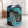 Port Adelaide NAIDOC 2026 Personalised Laundry Basket 50 Years of Deadly Aboriginal Art