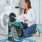 Port Adelaide NAIDOC 2026 Personalised Laundry Basket 50 Years of Deadly Aboriginal Art